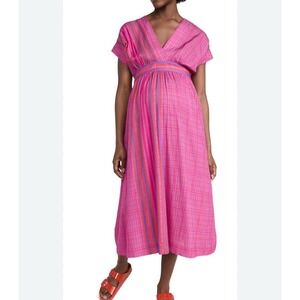 Hatch Maternity The Natalie Dress in Rosebud Plaid‎ Sz 1